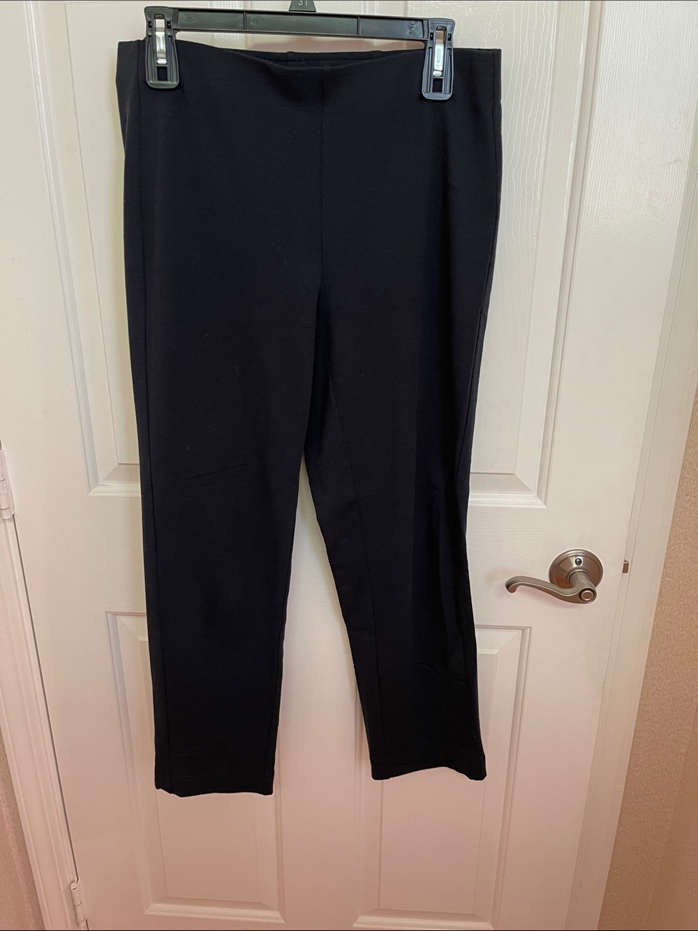 J Jill, pure jill slim leg cropped, small, tall, navy Women's Pull-On Pant